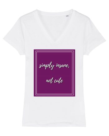 simply insane not cute3 White