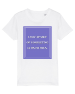 i am capable of completing it on my  own Tricou mânecă scurtă  Copii Mini Creator