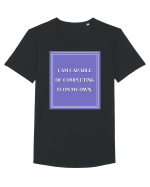 i am capable of completing it on my  own Tricou mânecă scurtă guler larg Bărbat Skater