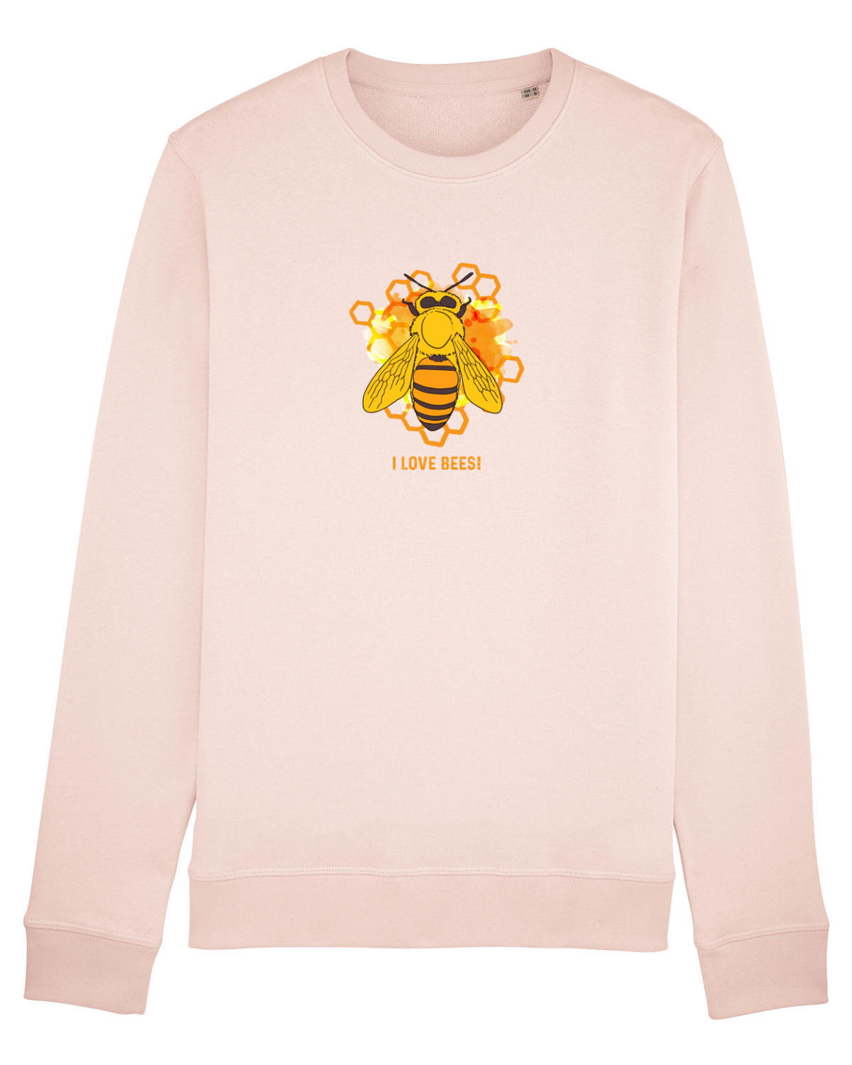 Bluză mânecă lungă Unisex Rise Candy Pink