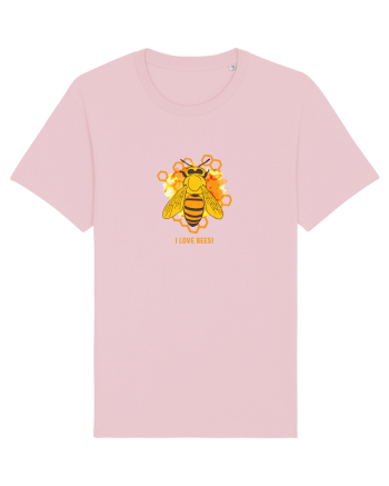 I love bees Cotton Pink