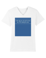 i am the only one who gets to decide how i feel: nobody else does Tricou mânecă scurtă guler V Bărbat Presenter
