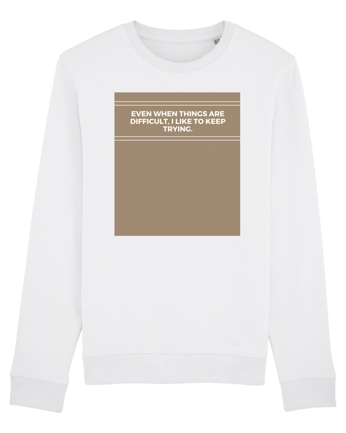 Bluză mânecă lungă Unisex Rise White