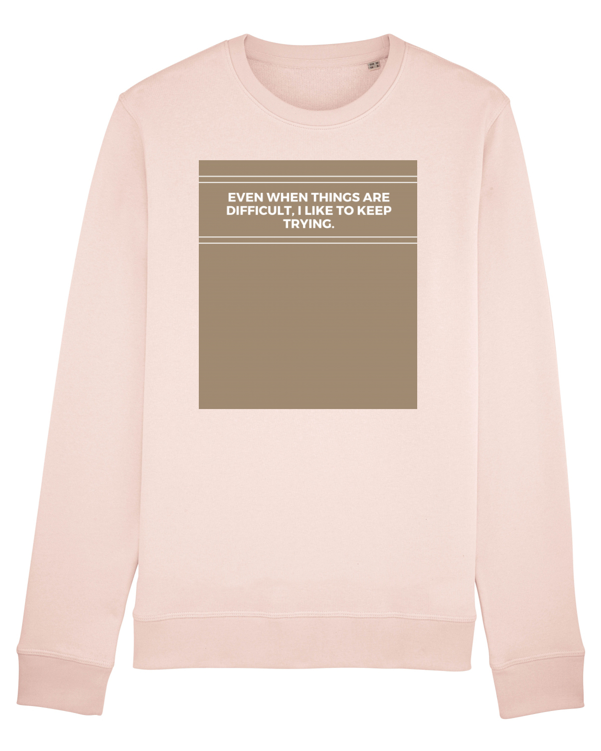 Bluză mânecă lungă Unisex Rise Candy Pink