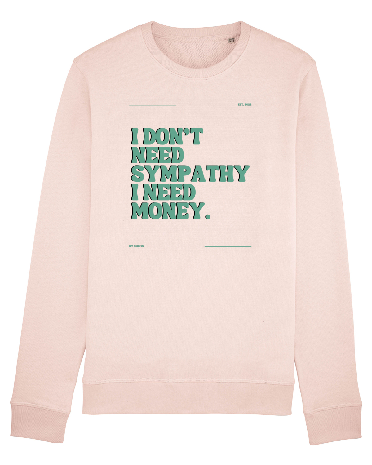 Bluză mânecă lungă Unisex Rise Candy Pink