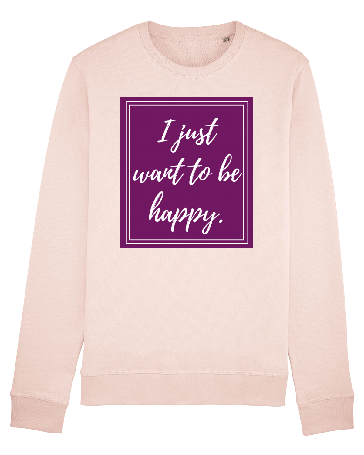 Bluză mânecă lungă Unisex Rise Candy Pink