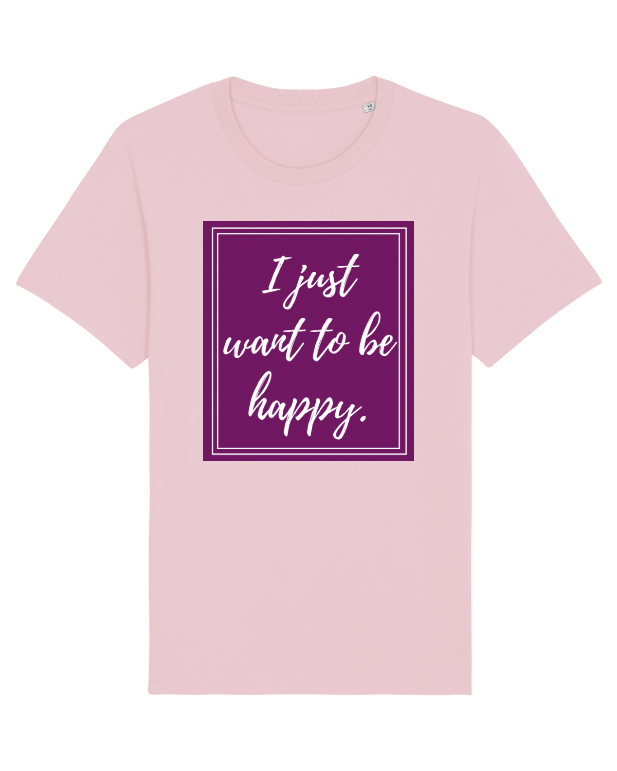 Tricou mânecă scurtă Unisex Rocker Cotton Pink