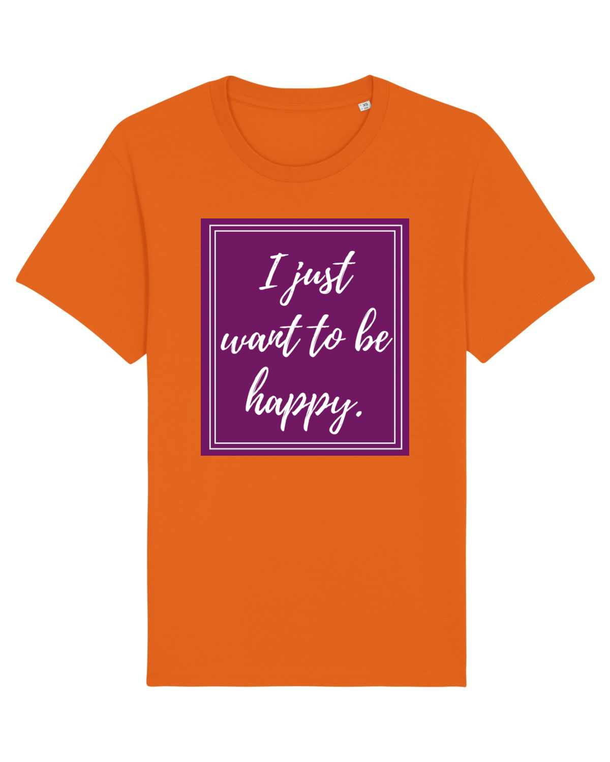 Tricou mânecă scurtă Unisex Rocker Bright Orange