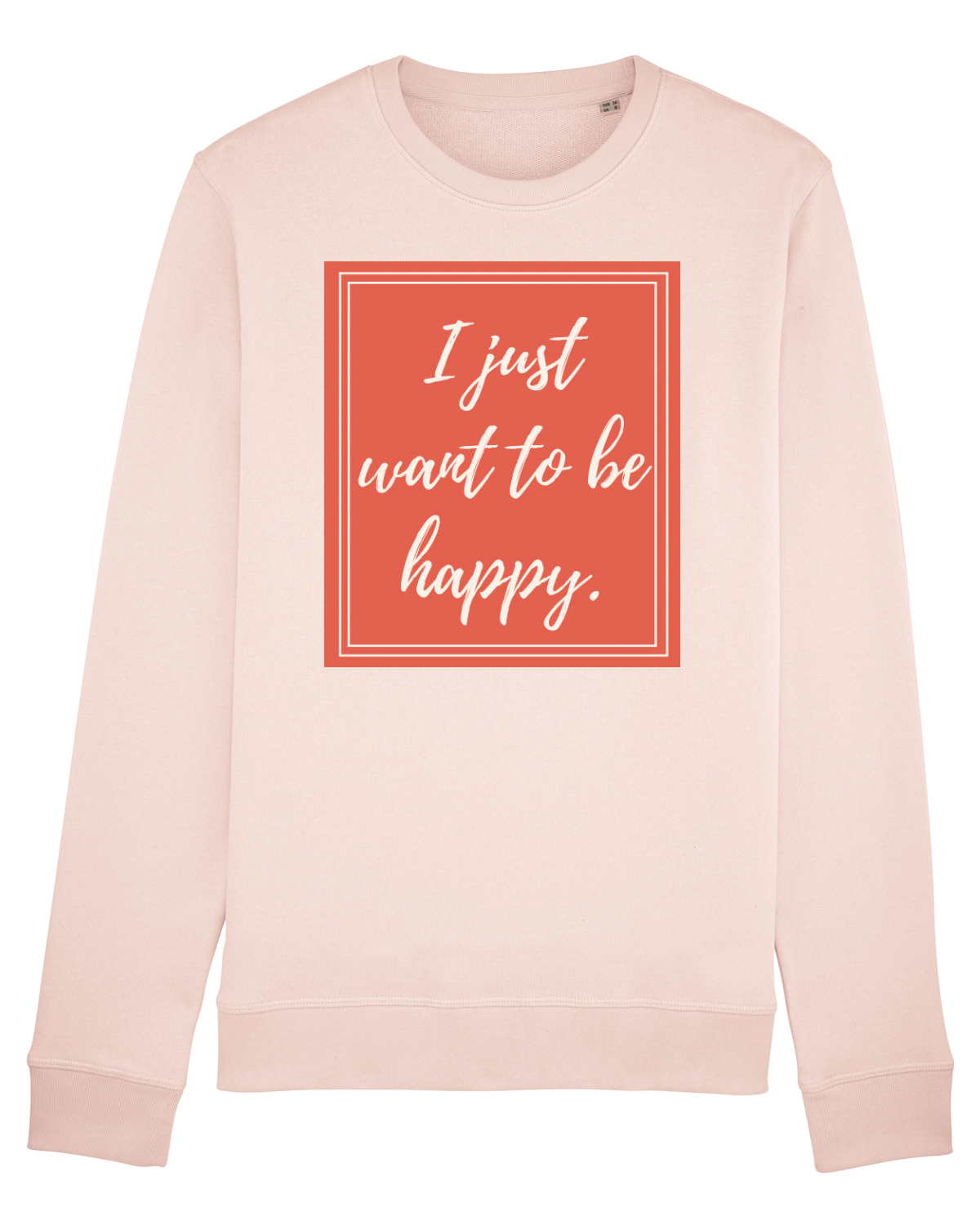 Bluză mânecă lungă Unisex Rise Candy Pink