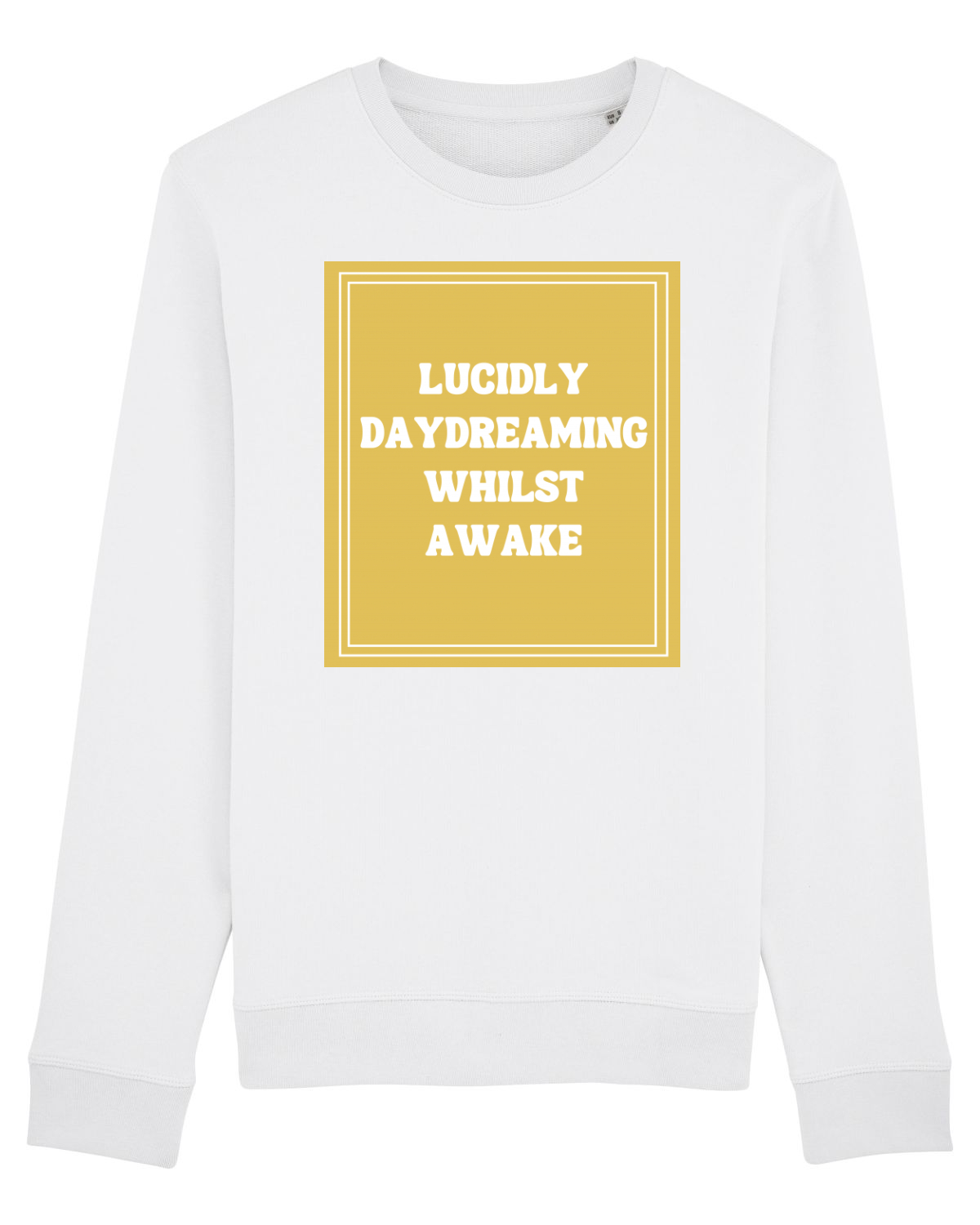 Bluză mânecă lungă Unisex Rise White