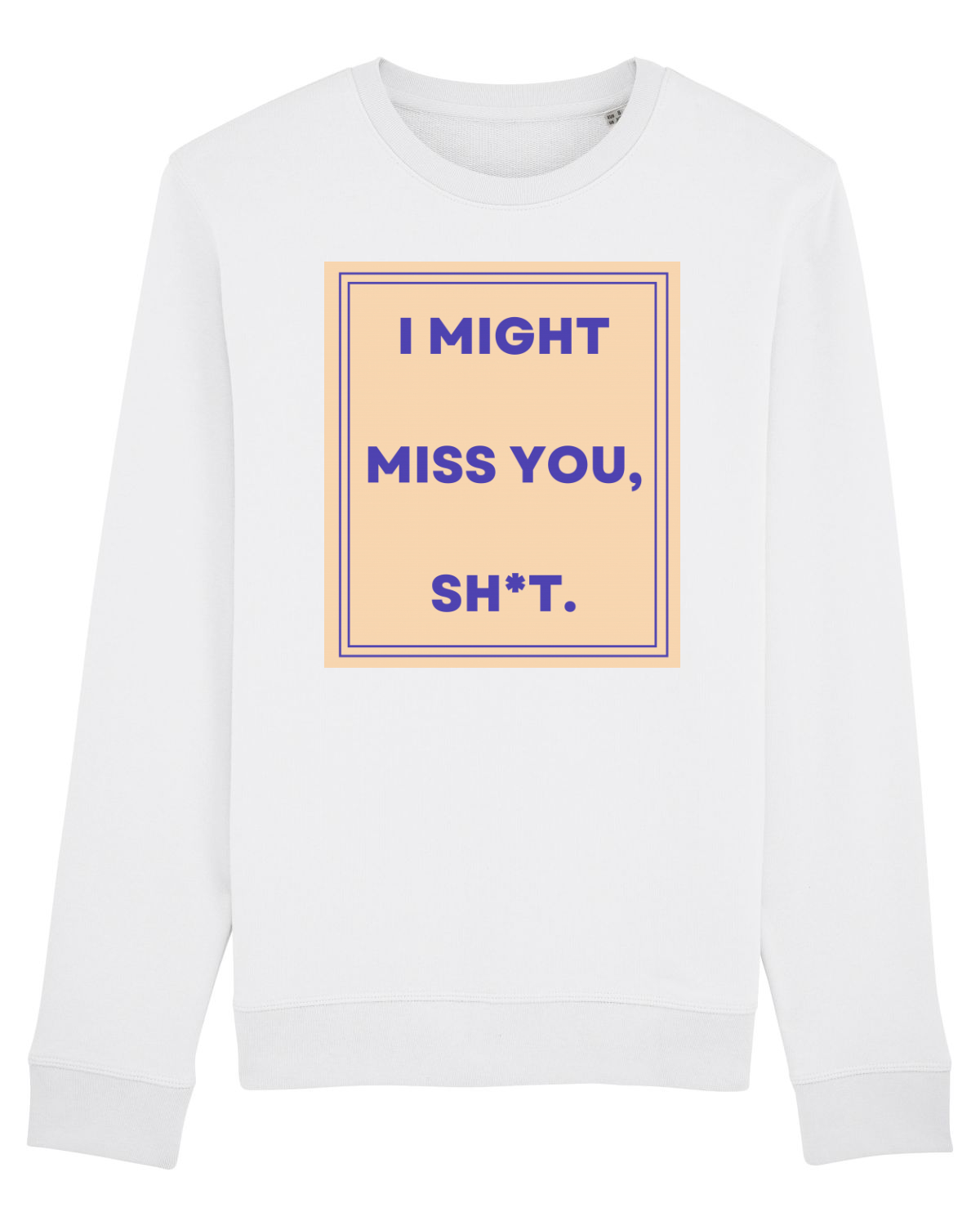 Bluză mânecă lungă Unisex Rise White