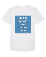 i ll one day cry the onions tears3 Tricou mânecă scurtă guler larg Bărbat Skater