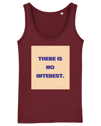 there is no interest2 Burgundy