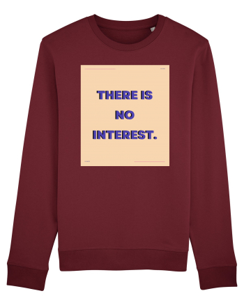 there is no interest2 Burgundy