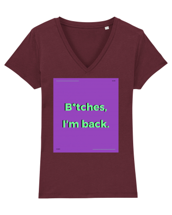 bitches i m back2 Burgundy