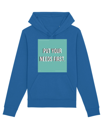 put your needs first2 Royal Blue
