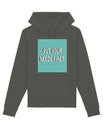 put your needs first2 Khaki