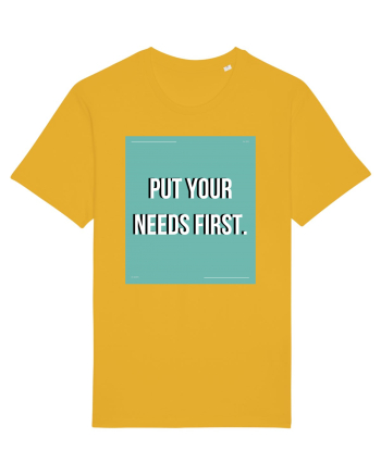 put your needs first2 Spectra Yellow