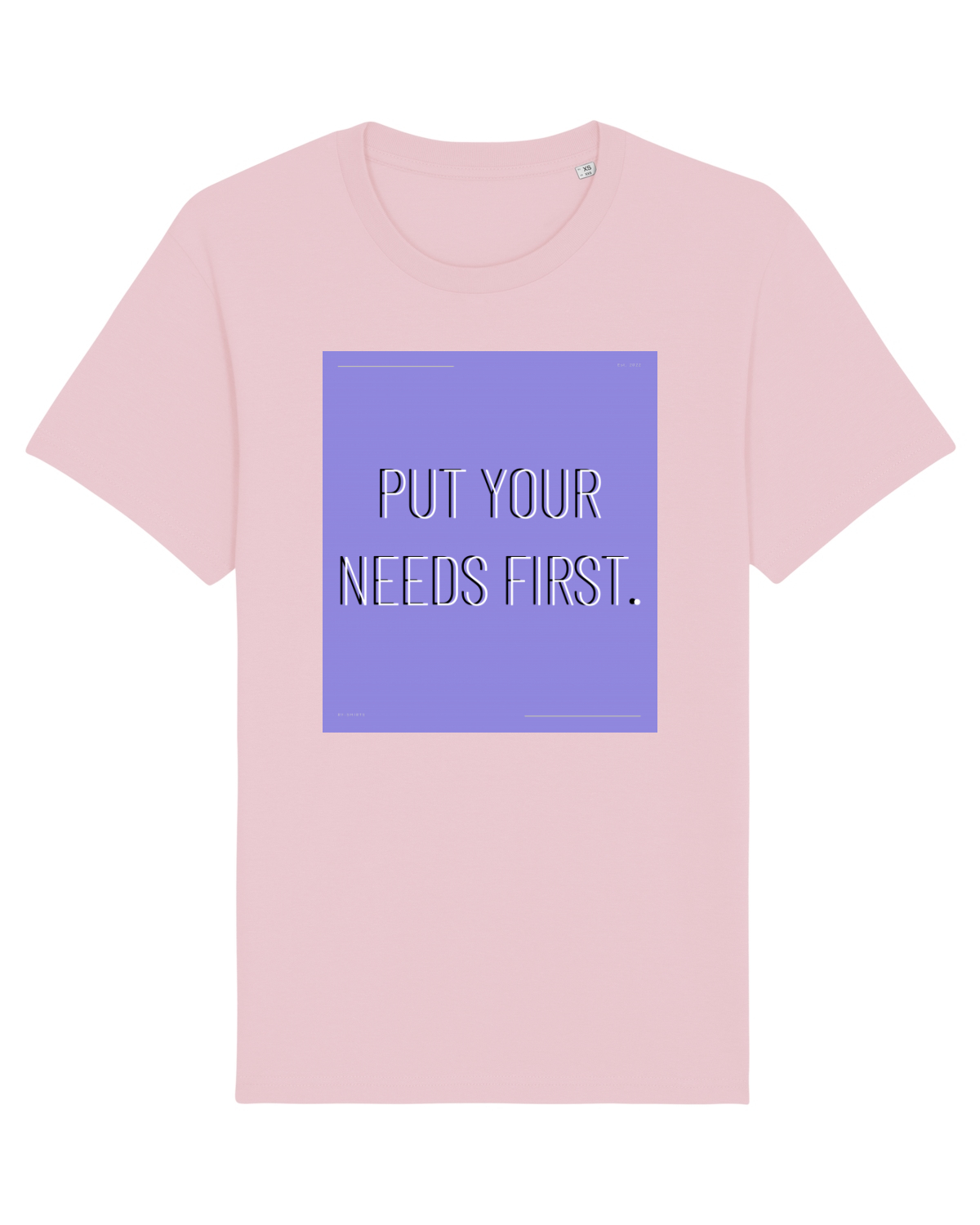 Tricou mânecă scurtă Unisex Rocker Cotton Pink
