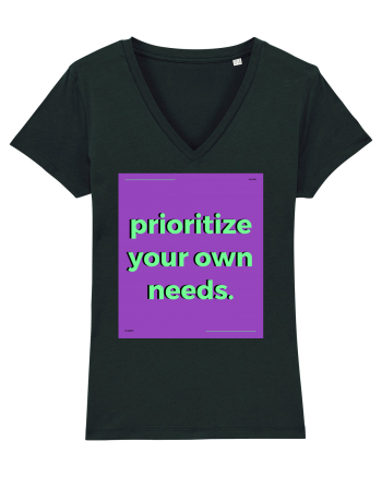 prioritize your own needs Black