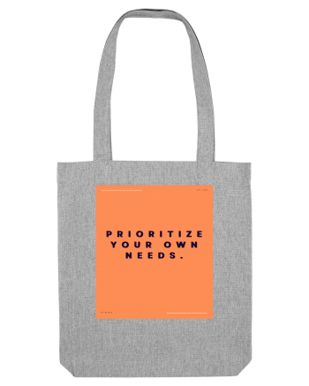 prioritize your own needs2 Heather Grey
