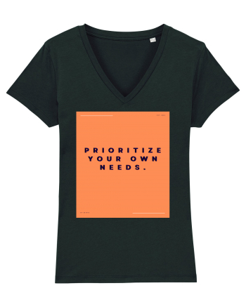 prioritize your own needs2 Black