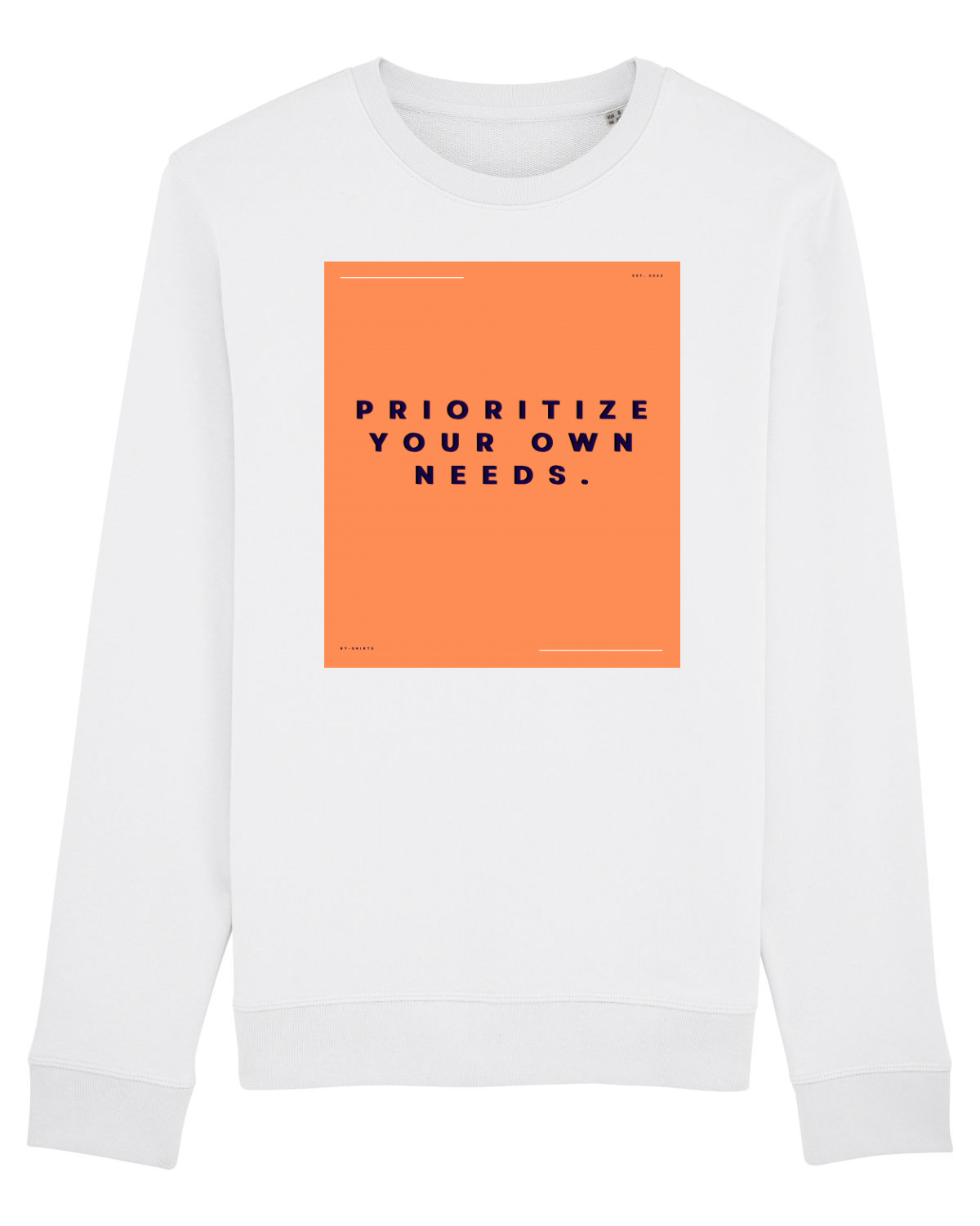 Bluză mânecă lungă Unisex Rise White