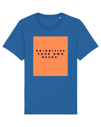 prioritize your own needs2 Royal Blue