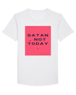 satan not today3 Tricou mânecă scurtă guler larg Bărbat Skater