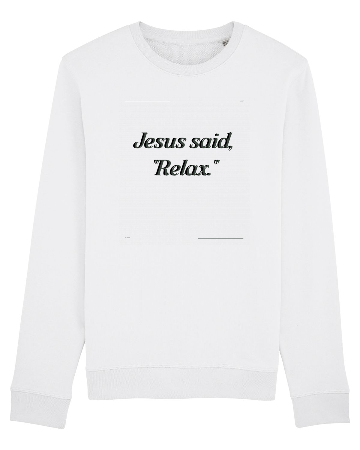 Bluză mânecă lungă Unisex Rise White
