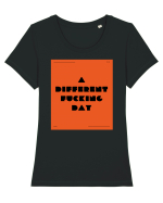 a different fucking day4 Tricou mânecă scurtă guler larg fitted Damă Expresser
