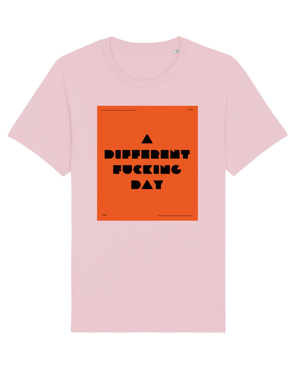 Tricou mânecă scurtă Unisex Rocker Cotton Pink