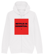 netflix is essential2 Hanorac cu fermoar Unisex Connector