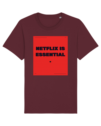 netflix is essential2 Burgundy