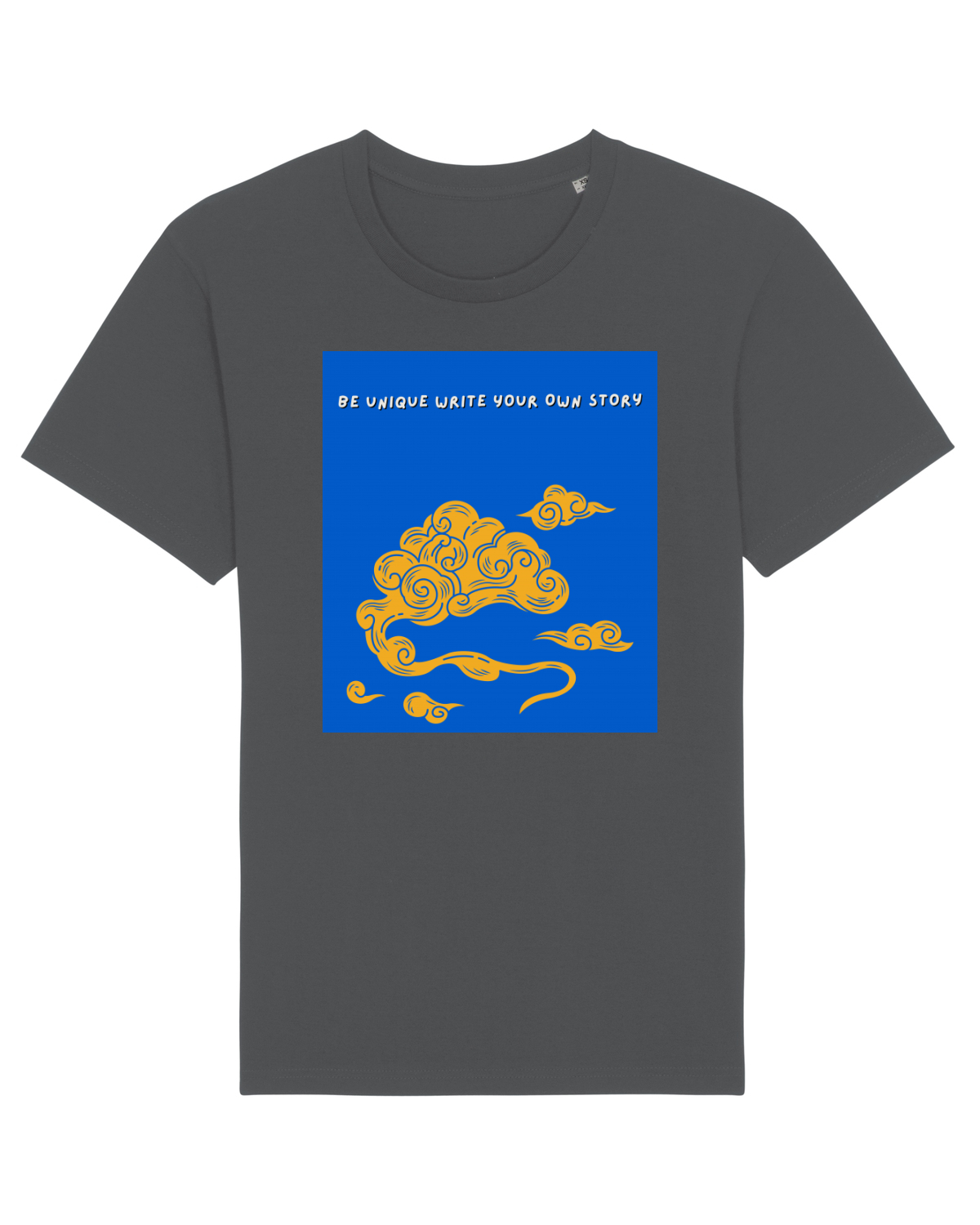 Tricou mânecă scurtă Unisex Rocker Anthracite