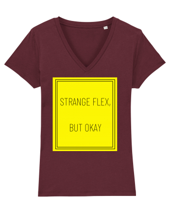 strange flex but okay7 Burgundy