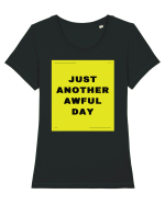 just another awful day3 Tricou mânecă scurtă guler larg fitted Damă Expresser