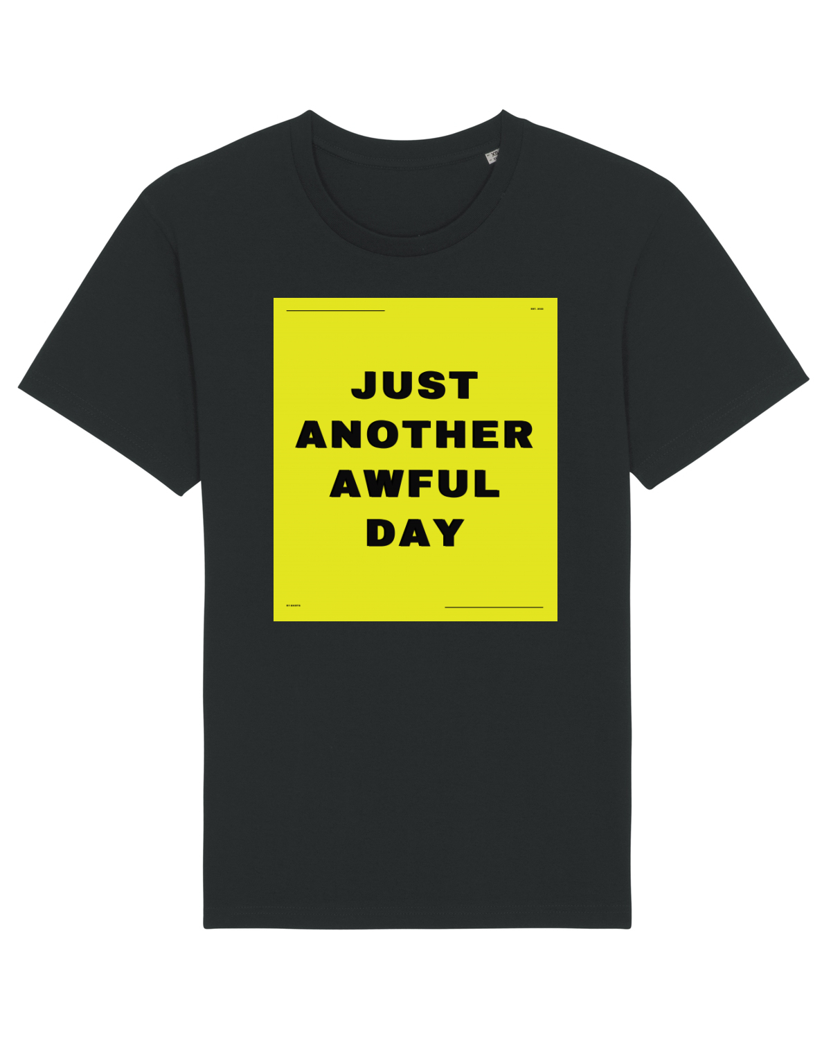 Tricou mânecă scurtă Unisex Rocker Black