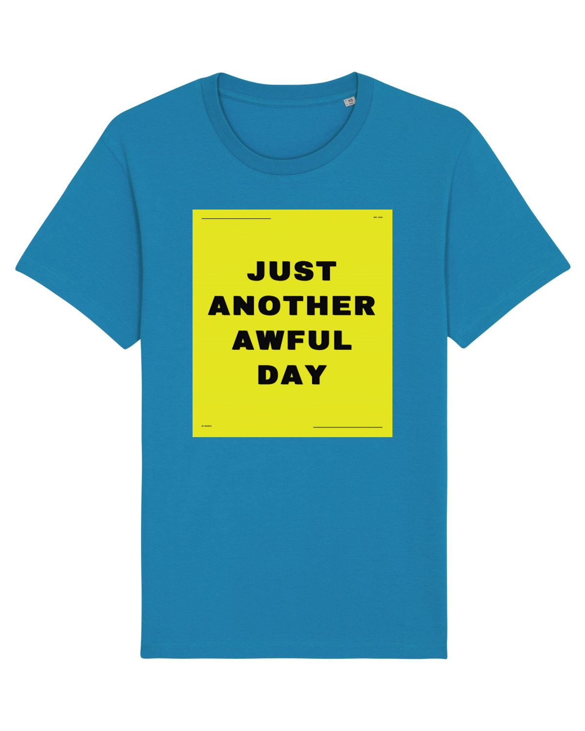 Tricou mânecă scurtă Unisex Rocker Azur