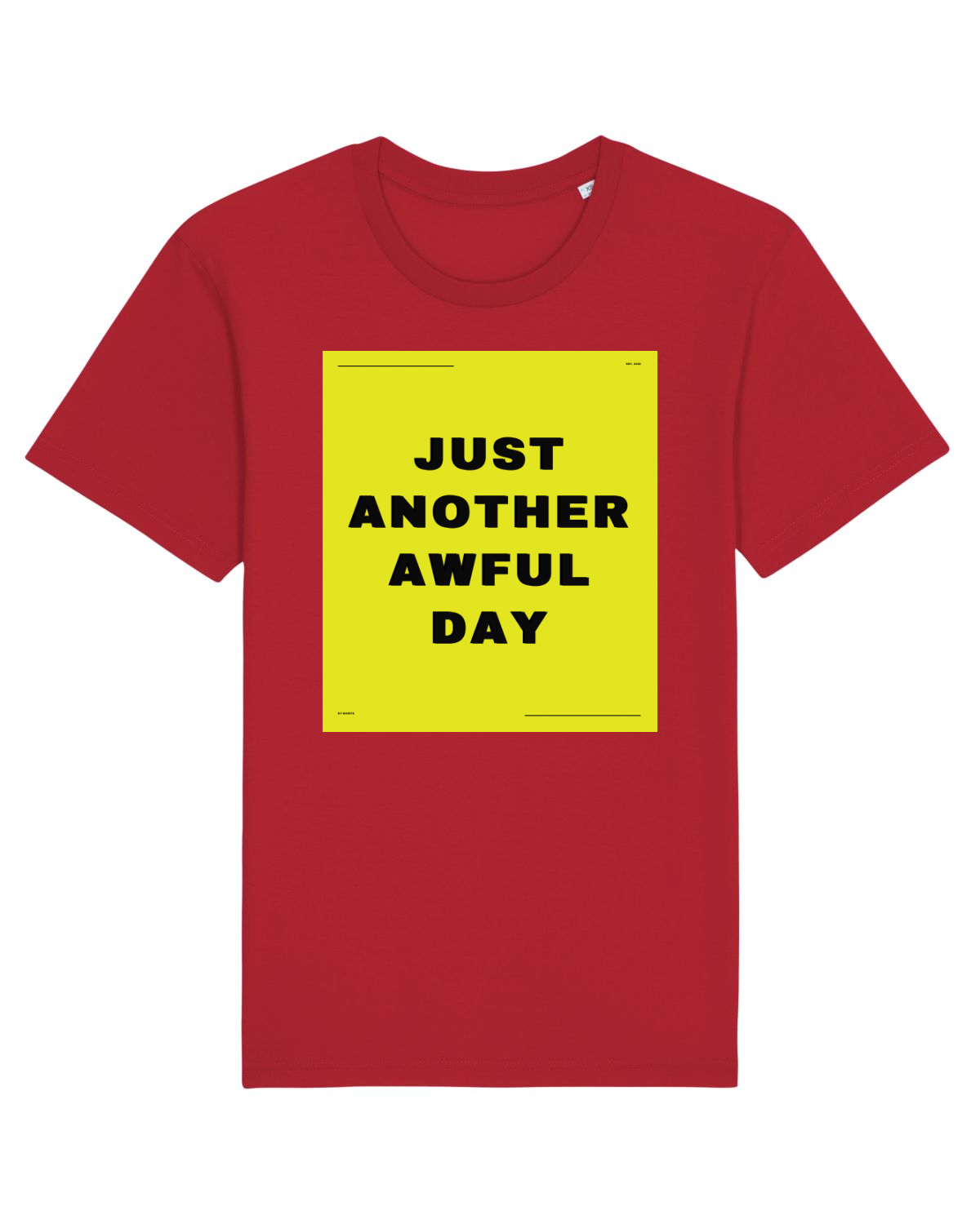 Tricou mânecă scurtă Unisex Rocker Red