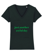 just another awful day4 Tricou mânecă scurtă guler V Damă Evoker