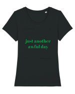 just another awful day4 Tricou mânecă scurtă guler larg fitted Damă Expresser