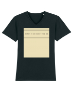 money is no object for me Tricou mânecă scurtă guler V Bărbat Presenter