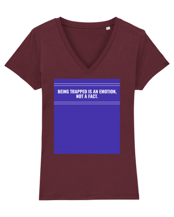 being trapped is an emotion not a fact2 Burgundy