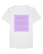 there are no terrible days5 Tricou mânecă scurtă guler larg Bărbat Skater