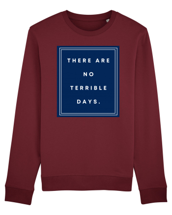 there are no terrible days6 Burgundy