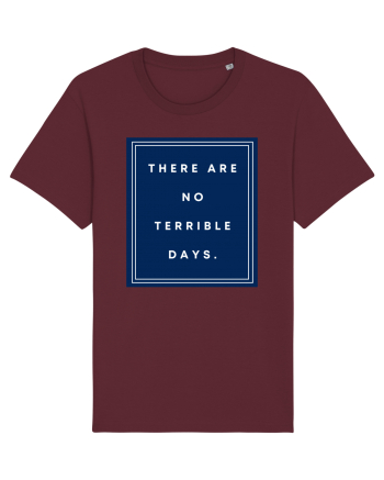 there are no terrible days6 Burgundy