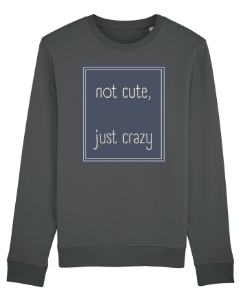 not cute just crazy3 Anthracite