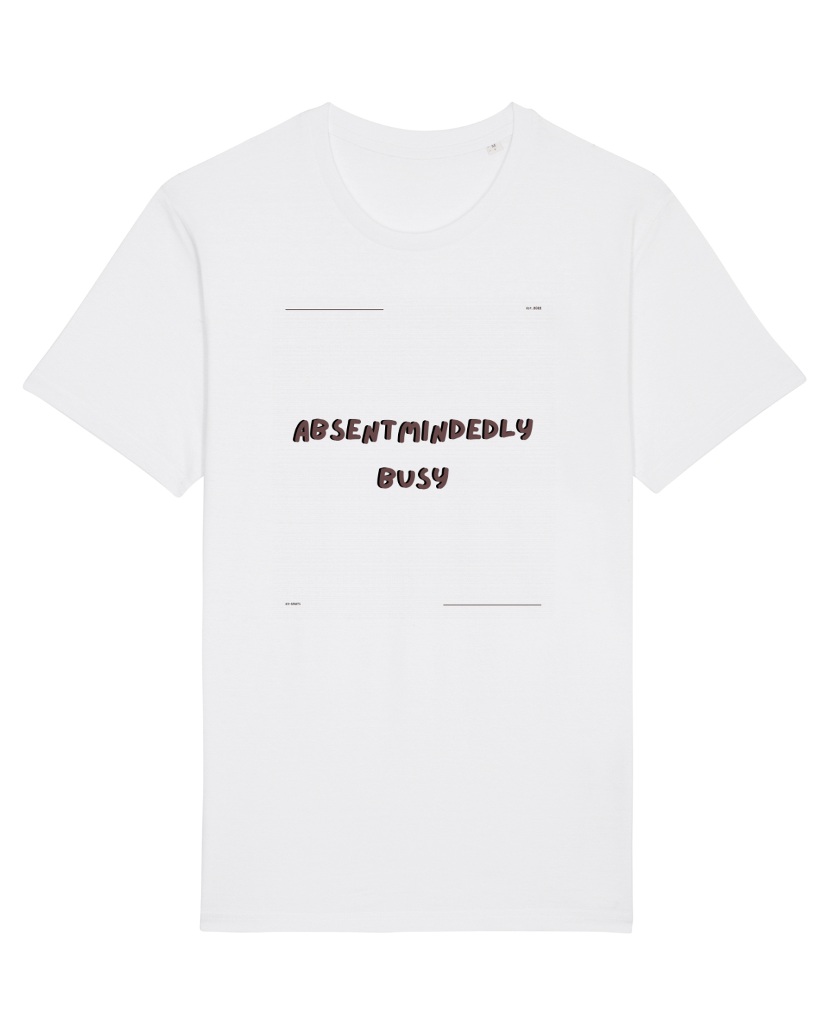Tricou mânecă scurtă Unisex Rocker White