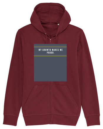 my growth makes me proud2 Burgundy